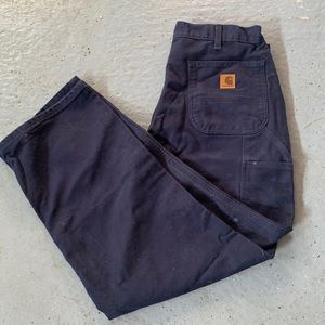 A new Men Carhartt 100 percent cotton pant in dark blue colour